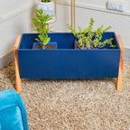 WPC Wood Garden Flower Planter Succulent Pot Rectangle Heavy Duty Highly Durable Plant Container Gamla for Indoor Home Décor & Outdoor Balcony Garden