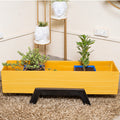 Rectangle Wooden Succulent Planter Box Indoor/Outdoor Eco-Friendly for Garden for Home
