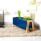 WPC Wood Garden Flower Planter Succulent Pot Rectangle Heavy Duty Highly Durable Plant Container Gamla for Indoor Home Décor & Outdoor Balcony Garden