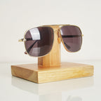 Wooden Spectacle Holder Eyeglass Sunglasses Stand Spectacle Organizer Chasma Stand for Home Office Table