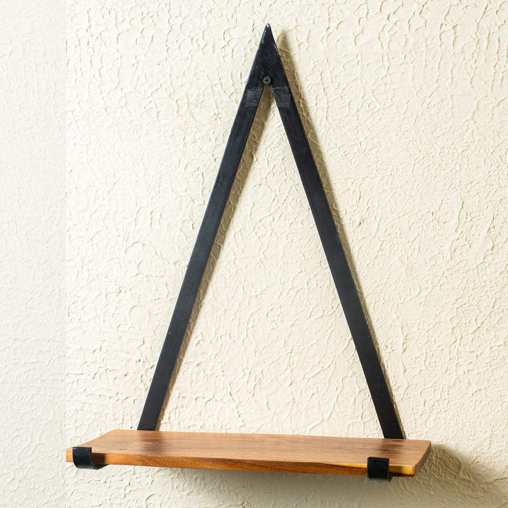 Wooden Stylish Triangle Frame Wall Shelves for Living Room, Bedroom, Garden, Balcony to Decoration Your Home Wall.