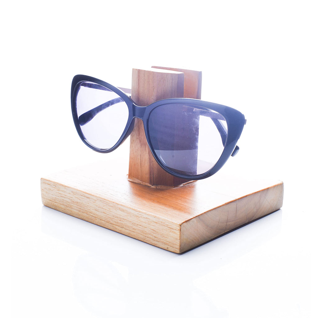 Wooden Spectacle Holder Eyeglass Sunglasses Stand Spectacle Organizer Chasma Stand for Home Office Table