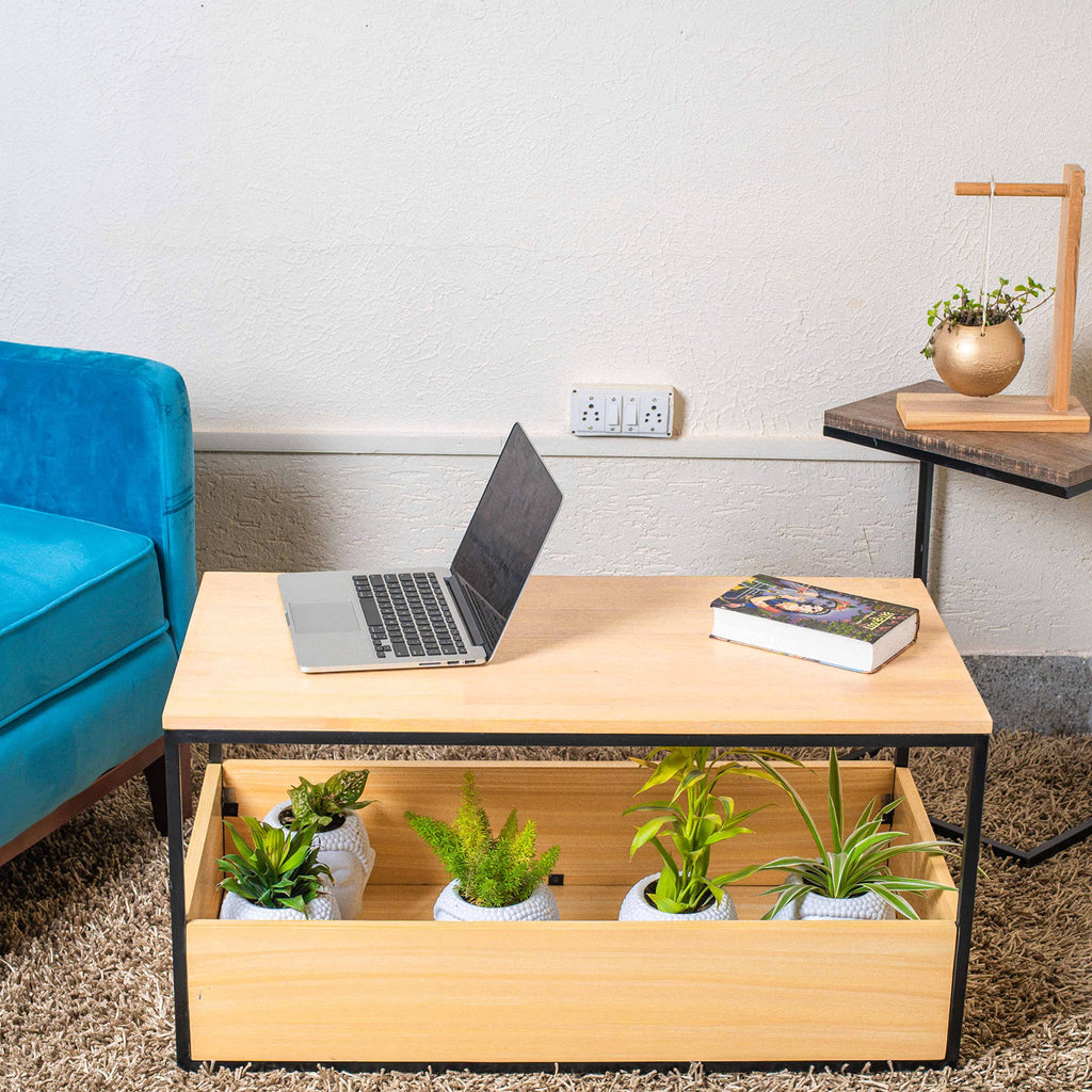 Rectangular Shape Coffee Table/Centre Table with Storage