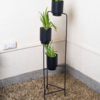Unique Lifestyle Plant Stand Flower Pot Holder - Metal 3 Tier Corner Display Rack Planter