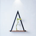 Wooden Stylish Triangle Frame Wall Shelves for Living Room, Bedroom, Garden, Balcony to Decoration Your Home Wall.