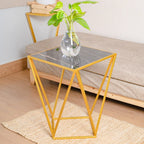 Diamond Corner Table with Plant Jar