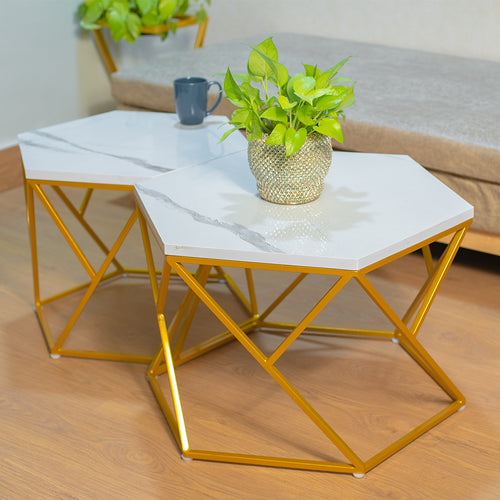 Marble Dining Table Set ( with Pot )