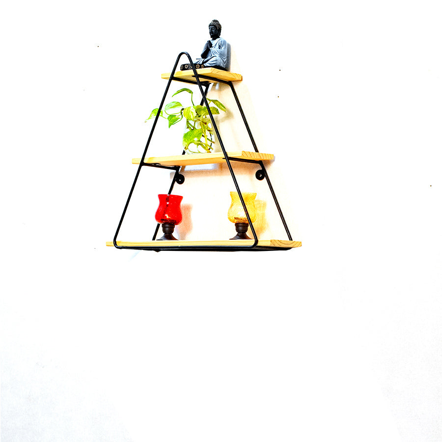 Modern Rustic Triangle Shelves