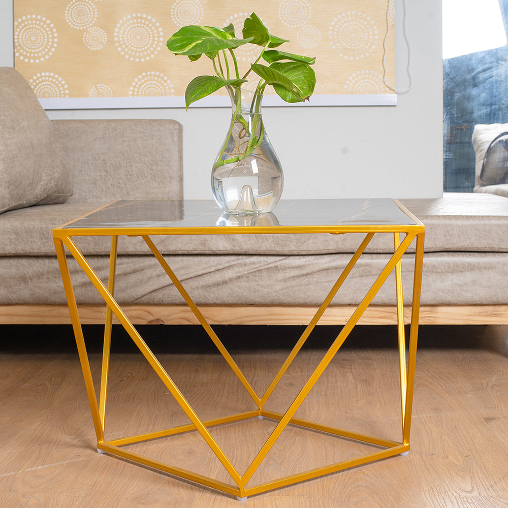 Square Marble End Tables