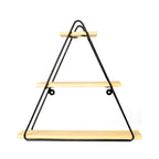 Modern Rustic Triangle Shelves