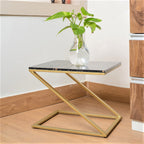 Marble Top End Table
