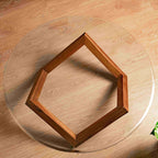 Solid Wood Low Rhombus Coffee Table